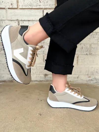 Maker's Women's She's An Ace Sneakers In Tan In Multi