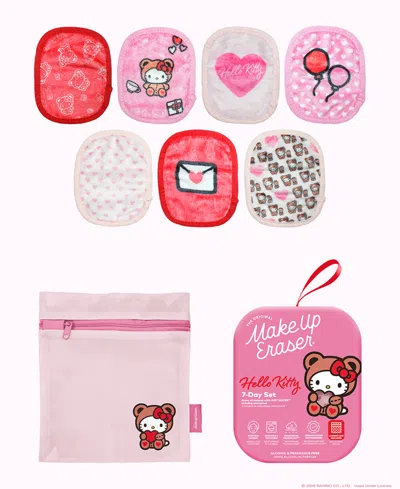 Makeup Eraser 8-pc. Hello Kitty Cutie Pie Reusable Makeup Wipe Set In Transparent