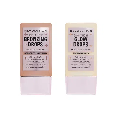 Makeup Revolution Bronze And Glow Drop Duo (various Shades) - Bronze Scorched