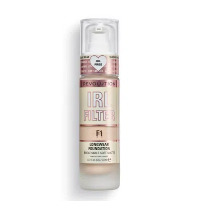 Makeup Revolution Irl Filter Longwear Foundation 23ml (various Shades) - F1
