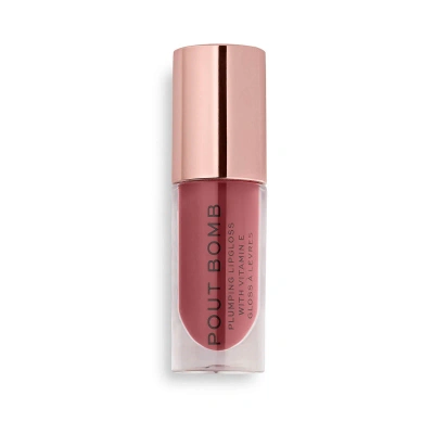 Makeup Revolution Pout Bomb Plumping Gloss (various Shades) - Sauce In White