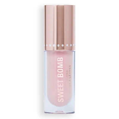 Makeup Revolution Revolution Sweet Bomb Lip Gloss 4.5ml (various Shades) - Vanilla Ice White Holo