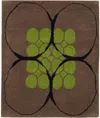 Maki Rugs Brown & Green Stone Rug In Brown/green