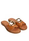 Makris Women's K Two Sandal In Ancient Camel In Multi