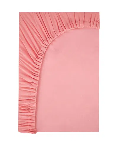 Malabar Baby Unisex Handmade Cotton Fitted Crib Sheet - Baby, Little Kid In Pink