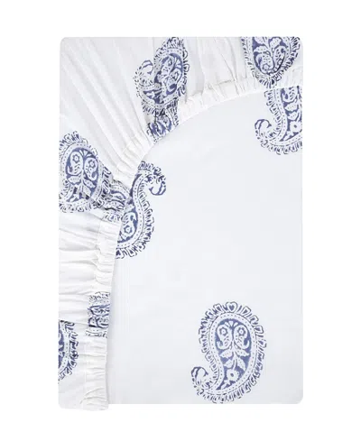 Malabar Baby Unisex Handmade Cotton Fitted Crib Sheet - Baby, Little Kid In White