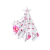 Malabar Baby Unisex Lovey Plush Security Blanket Blankie - Baby, Little Kid In Lotus (pink  White)