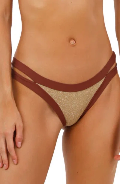 Malai Array Bikini Bottoms In Brown