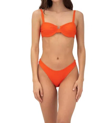 Malai Coral Bikini Top In Tangerine Breeze In Purple