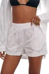 Malai Embroidered Brisa Short In Soul Gems In White