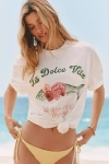 Malai La Dolce Vita Oversized Graphic Tee