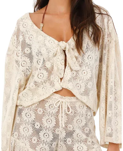 Malai Moonwoven Hera Shirt In White