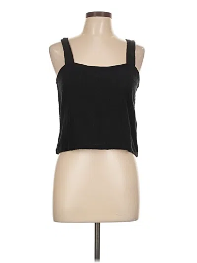 Malai Sleeveless Top Black Halter Neckline Tops