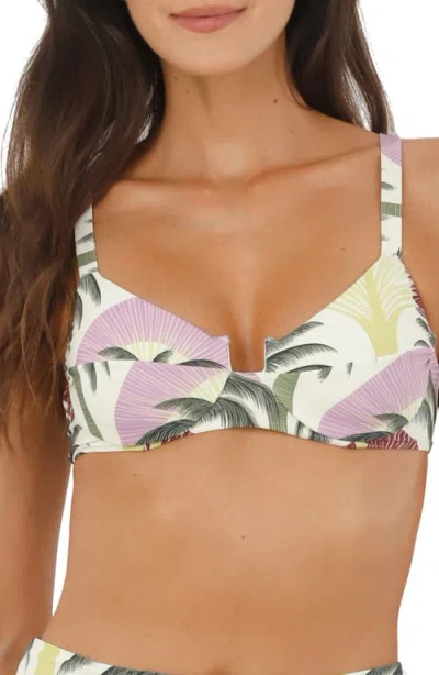 Malai Tropical Mystic Majestic Bikini Top In Multi