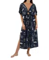 Malai Mirage Dress In Wild Harvest In Blue