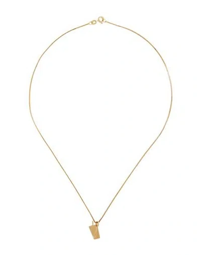 Malaika Raiss Woman Necklace Gold Size - 925/1000 Silver