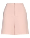Malaika Raiss Woman Shorts & Bermuda Shorts Blush Size M Polyester In Pink