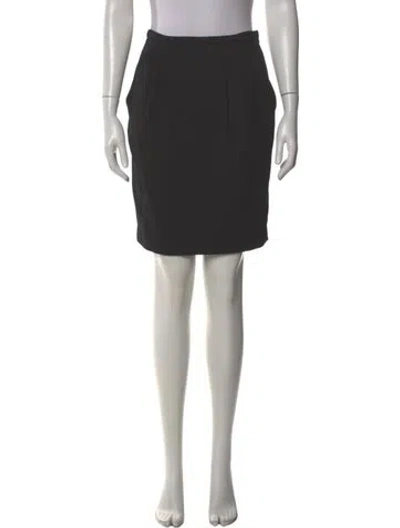 Pre-owned Malandrino Wool Knee-length Skirt In Gray