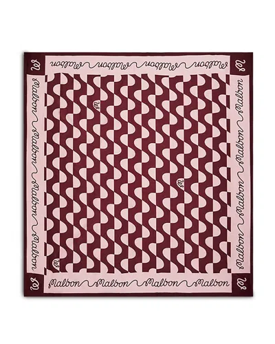 Malbon Adanna Scrunch Scarf In Purple