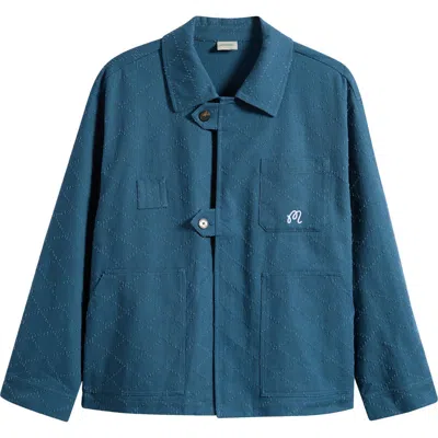 Malbon Alameda Chore Jacket In Blue
