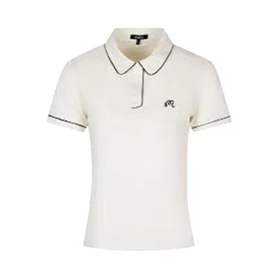 Pre-owned Malbon Anna Polo 'ivory' | Cream | Women's Size M In White