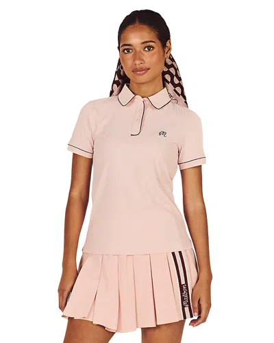 Malbon Anna Polo Top In Red