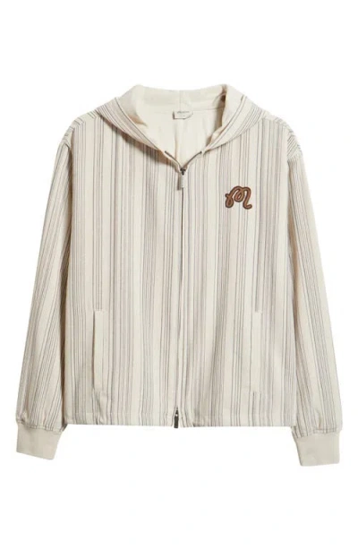 Malbon Arena Hooded Jacket In Gray
