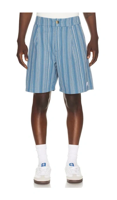Malbon Arena Short In Blue