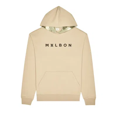 Pre-owned Malbon Arsham Shards Hoodie 'dune' | Tan | Men's Size S