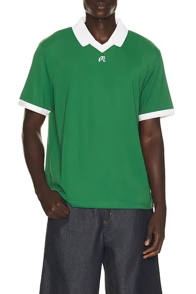 Malbon Barrio Polo In Green