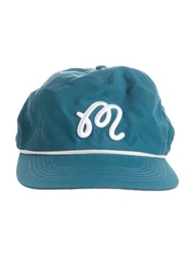 Pre-owned Malbon Baseball Hat In Blue