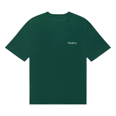 Pre-owned Malbon Bermuda Baldwin Tee 'forest' | Green | Men's Size Xl
