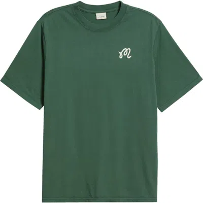 Malbon Bermuda Lures Cotton Graphic T-shirt In Green
