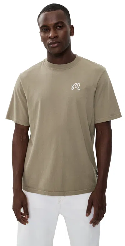 Malbon Bermuda Palms Graphic Cotton T-shirt In Nude