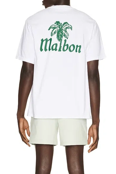 Malbon Bermuda Playa Tee In White