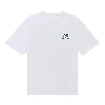 Pre-owned Malbon Bermuda Playa Tee 'bright White' | Men's Size Xl