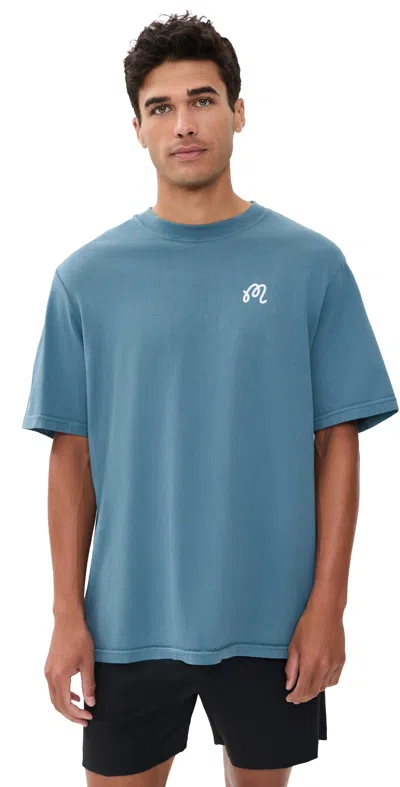 Malbon Bermuda Tee Aegean Blue