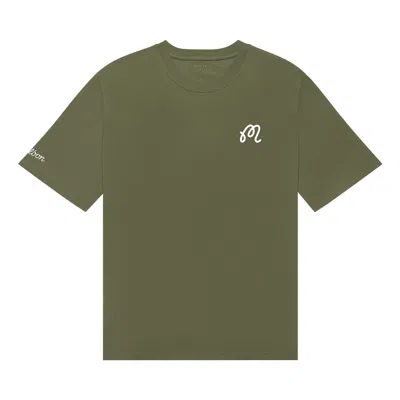 Pre-owned Malbon Bermuda Tee 'military Green' | Men's Size M