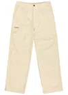 Malbon Braxton Logo-embroidered Cotton Trousers In Brown