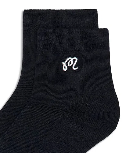 Malbon Capri Ankle Socks In Black