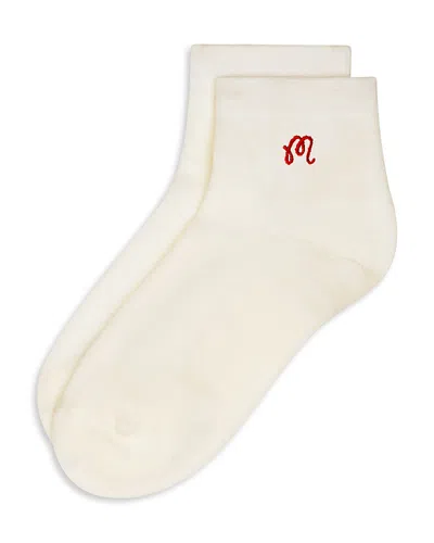 Malbon Capri Ankle Socks In Neutral