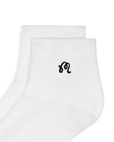 Malbon Capri Ankle Socks In White