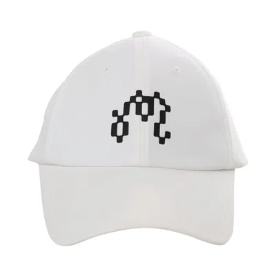 Pre-owned Malbon Ceri Dad Hat 'white' | Women's Size Onesize