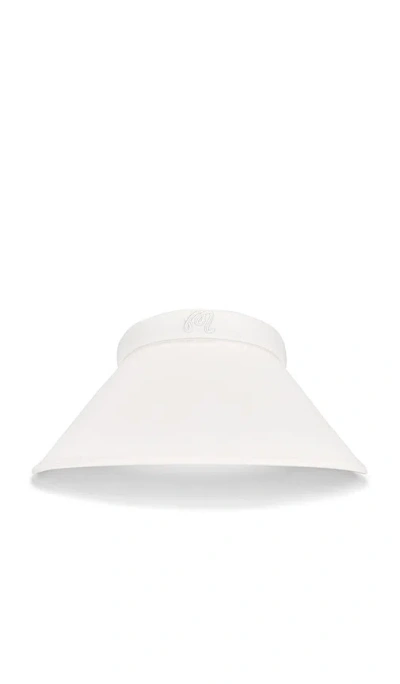Malbon Claire Visor In White