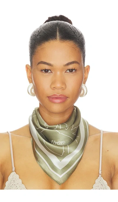 Malbon Clara Scarf In Gray