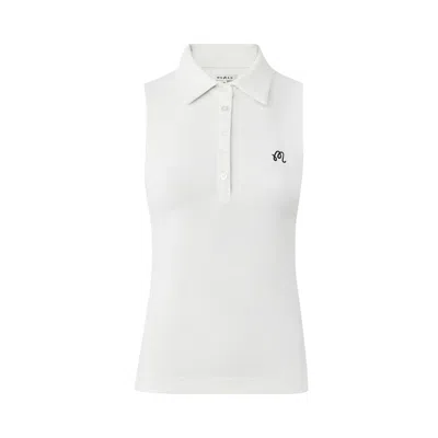 Pre-owned Malbon Claudia Polo 'white' | Women's Size Xs