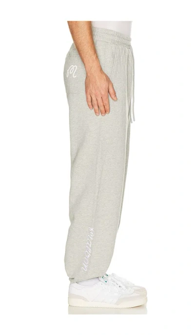 Malbon Clubhouse Sweatpant In Gray
