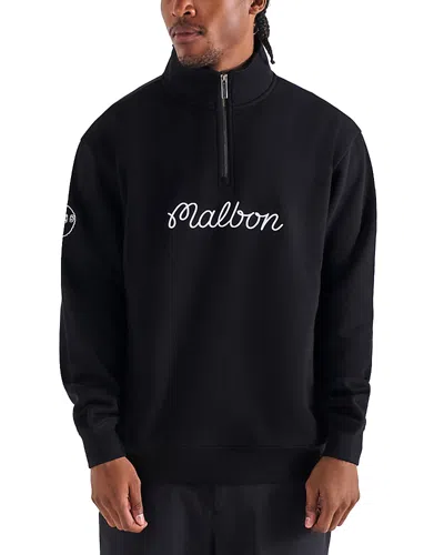 Malbon Collegiate Logo Sweatshirt In Black