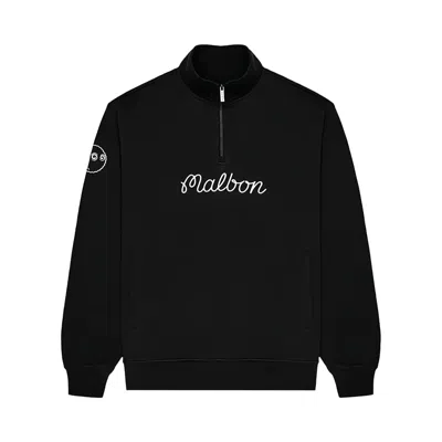 Pre-owned Malbon Collegiate Sweatshirt 'black' | Men's Size M
