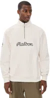 Malbon Collegiate Sweatshirt Ivory In Ivory